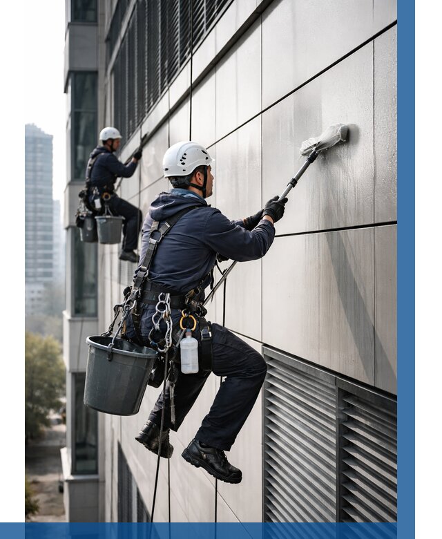 Мойка вентилируемого фасада в Апшеронске от 256 р. | ВЫСОТНИК-Пшр