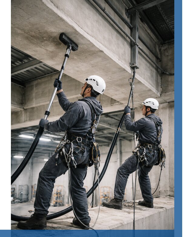 Обеспыливание потолочных конструкций в Апшеронске от 256 р. |ВЫСОТНИК-Пшр