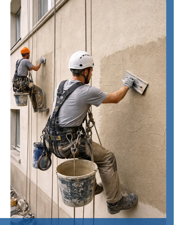 Декоративная штукатурка фасада в Апшеронске от 1230 р. | ВЫСОТНИК-Пшр