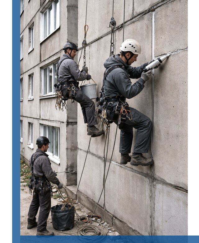 Герметизация межпанельных швов в Апшеронске с гарантией герметичности