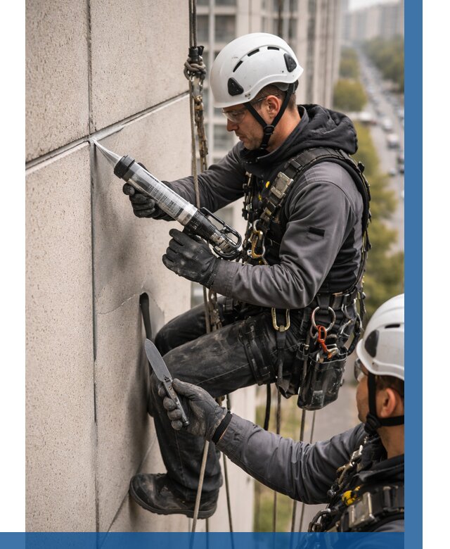 Первичная герметизация швов в Апшеронске от 615 р. | ВЫСОТНИК-Пшр