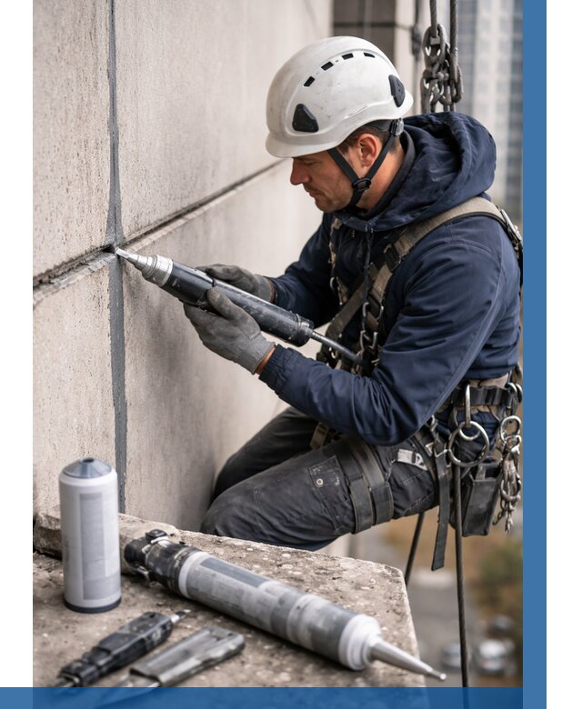 Вторичная герметизация швов в Апшеронске от 461 р. | ВЫСОТНИК-Пшр