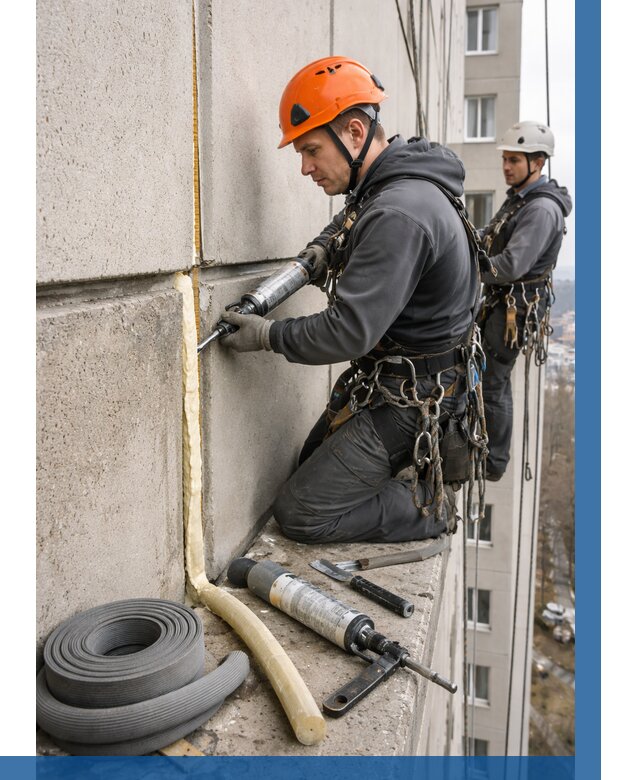 Теплый шов межпанельные швы в Апшеронске от 717 р. | ВЫСОТНИК-Пшр