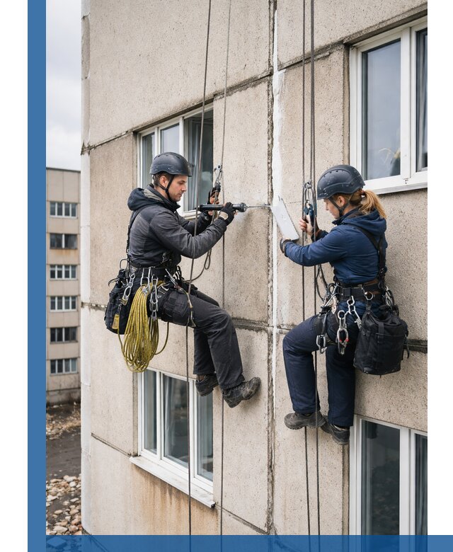 Герметизация межпанельных швов тёплым швом в Апшеронске