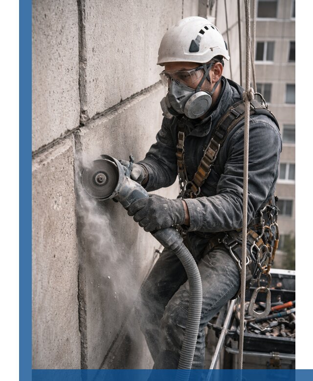 Штробление межпанельных швов в Апшеронске качественно и быстро