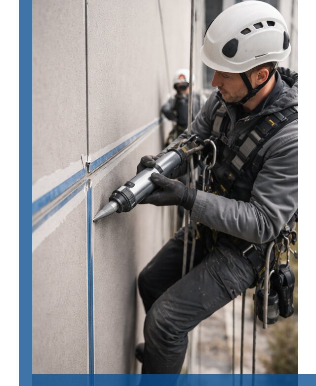 Герметизация стыков фасадных панелей в Апшеронске качественно и быстро