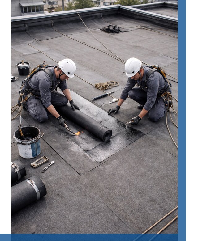 Ремонт мягкой кровли под ключ в Апшеронске от 717 р. | ВЫСОТНИК-Пшр