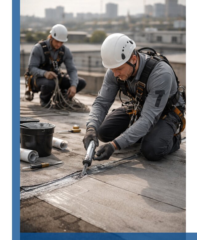 Аварийное и капитальное устранение протечек кровли в Апшеронске