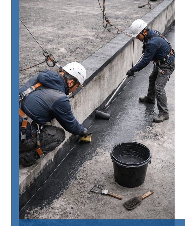 Гидроизоляция кровли жидкой резиной профессионально в Апшеронске