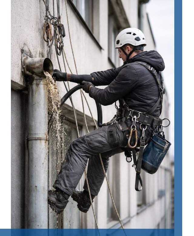 Прочистка водосточных труб в Апшеронске от 3587 р. | ВЫСОТНИК-Пшр