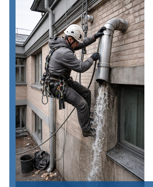 Профессиональная прочистка водосточных труб в Апшеронске с гарантией