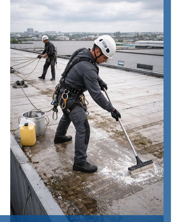 Очистка крыши по графику в Апшеронске от 7686 р. | ВЫСОТНИК-Пшр