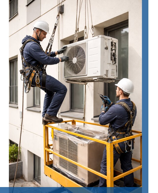 Демонтаж внешнего блока кондиционера в Апшеронске от 3587 р. | ВЫСОТНИК-Пшр