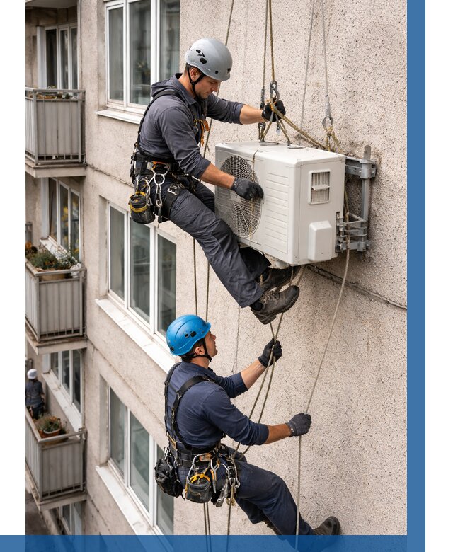 Перенос внешнего блока кондиционера в Апшеронске от 9223 р.| ВЫСОТНИК-Пшр