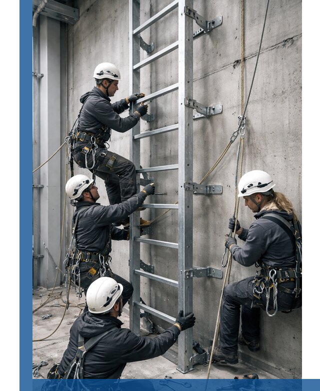 Монтаж металлических лестниц в Апшеронске под ключ со гарантией
