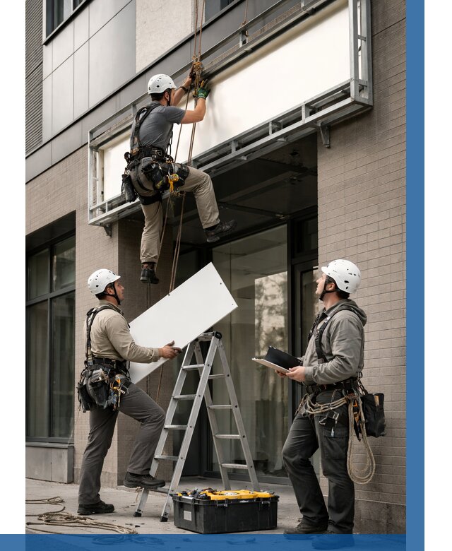 Монтаж светового короба в Апшеронске от 6661 р. | ВЫСОТНИК-Пшр