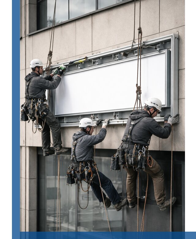 Профессиональный монтаж светового короба под ключ в Апшеронске