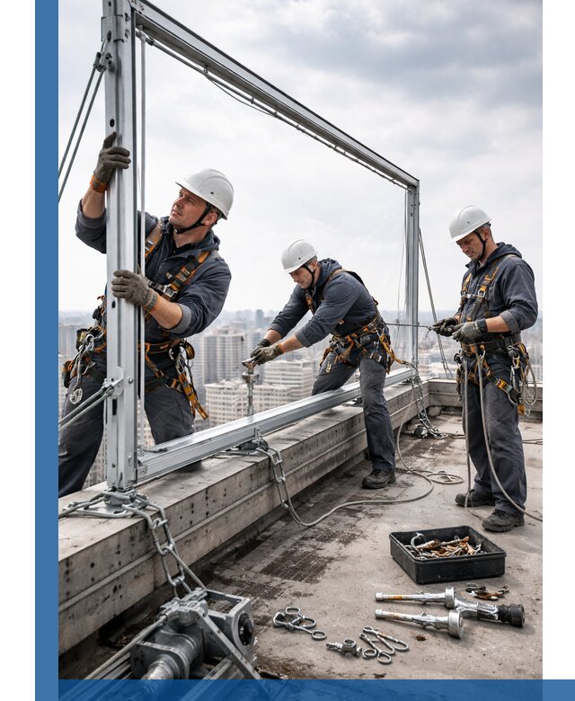 Монтаж крышных рекламных конструкций под ключ в Апшеронске