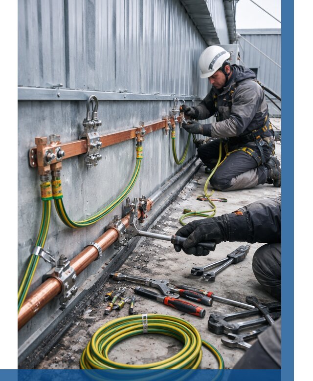 Монтаж заземления здания в Апшеронске от 25620 р. | ВЫСОТНИК-Пшр