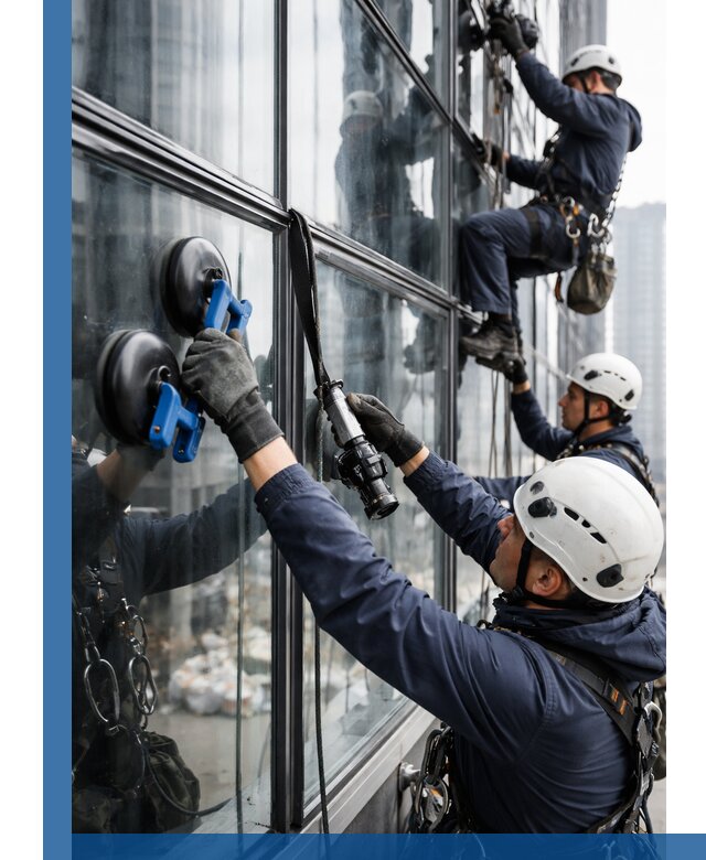 Радиусное остекление фасадов под ключ в Апшеронске с гарантиями