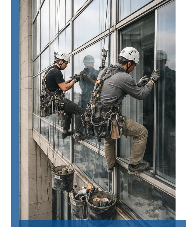 Ремонт витражных конструкций и фасадного остекления в Апшеронске