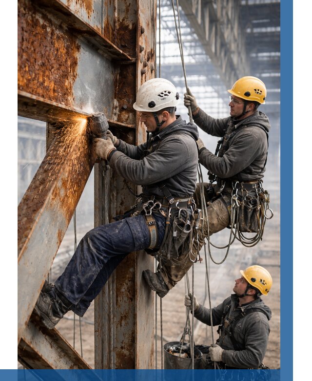 Зачистка металла от ржавчины в Апшеронске от 359 р. | ВЫСОТНИК-Пшр