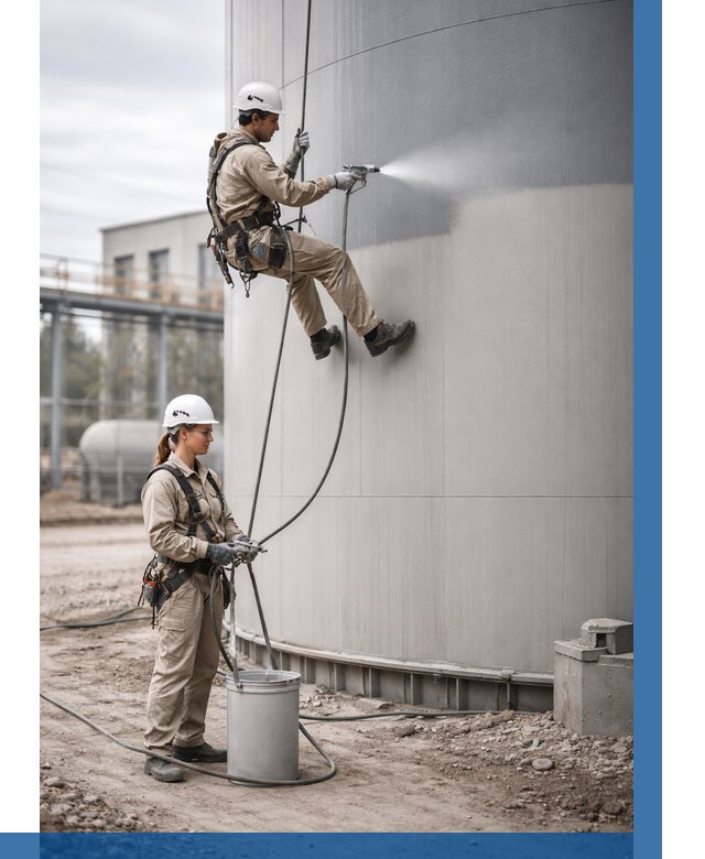 Покраска резервуаров в Апшеронске от 1230 р. | ВЫСОТНИК-Пшр — заказать