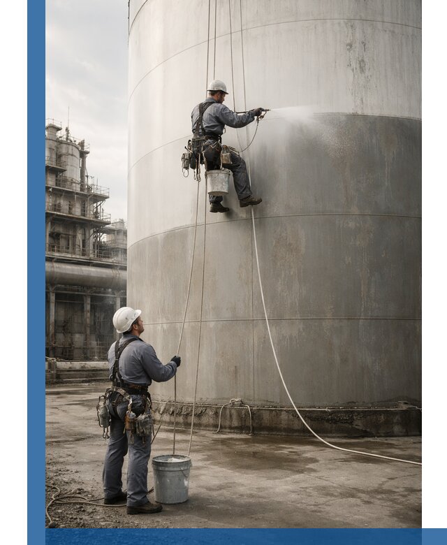 Покраска стальных резервуаров и емкостей в Апшеронске профессионально