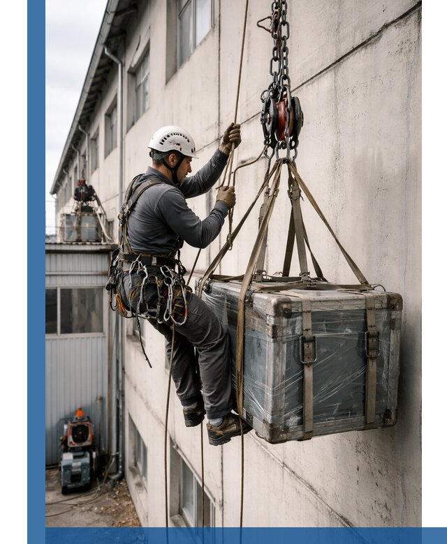 Подъем грузов на высоту в Апшеронске для промышленных объектов