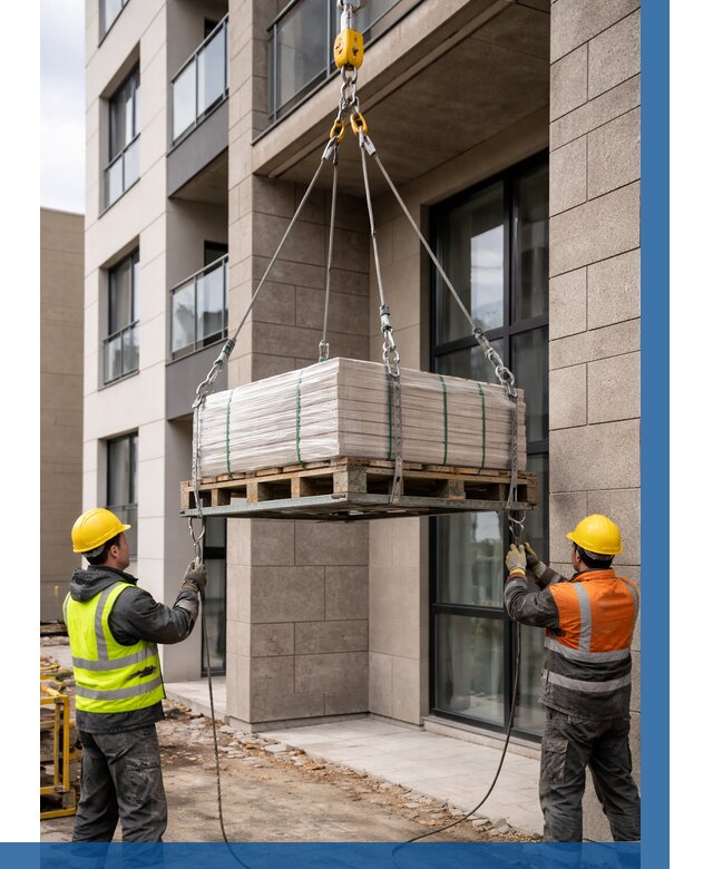 Подъем керамогранита на этаж в Апшеронске от 3587 р. | ВЫСОТНИК-Пшр