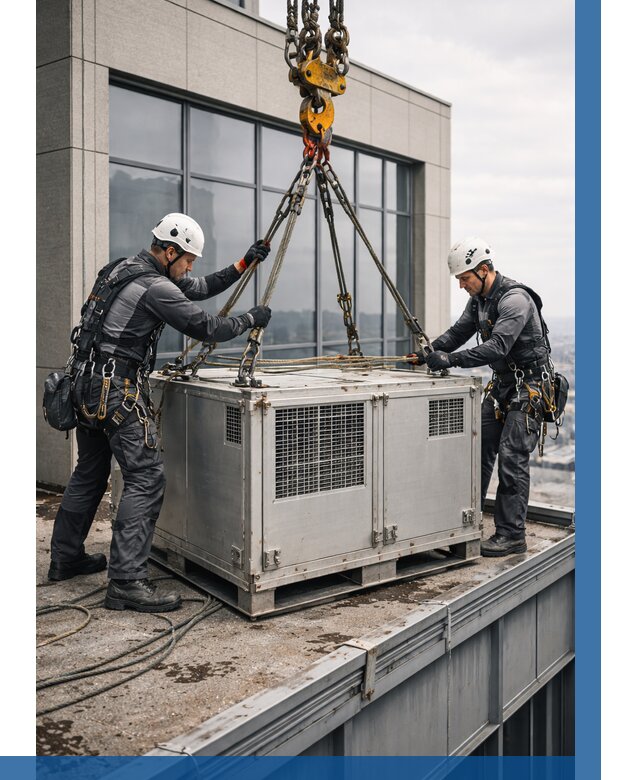 Такелажные работы на высоте в Апшеронске от 8198 р. | ВЫСОТНИК-Пшр