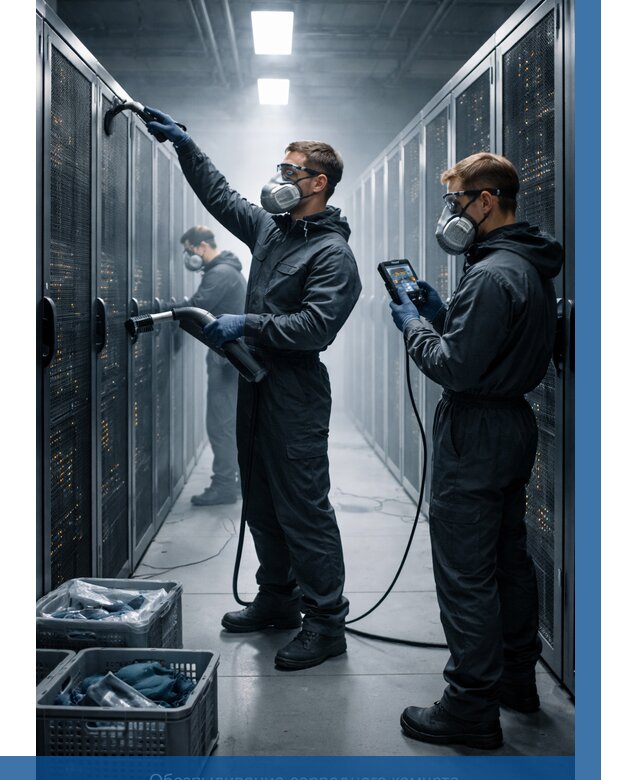 Обеспыливание серверной комнаты в Апшеронске от 4612 р. | ВЫСОТНИК-Пшр