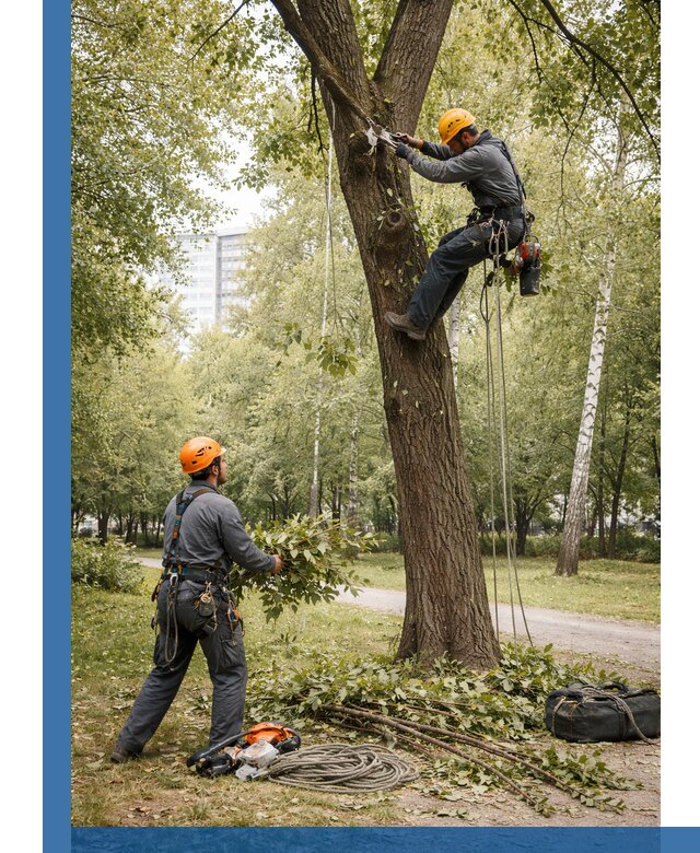 Санитарная обрезка деревьев в Апшеронске, профессионально и безопасно