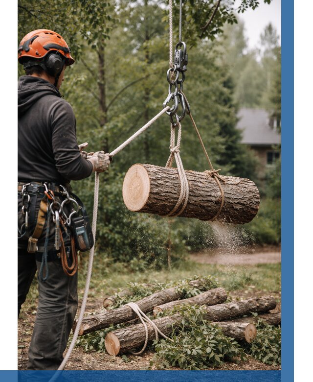 Валка деревьев частями в Апшеронске от 7686 р. | ВЫСОТНИК-Пшр