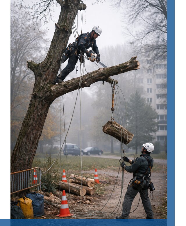 Удаление аварийных деревьев в Апшеронске от 15372 р. | ВЫСОТНИК-Пшр