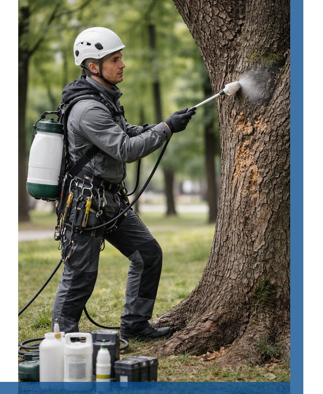 Обработка деревьев от вредителей в Апшеронске от 4612 р. | ВЫСОТНИК-Пшр