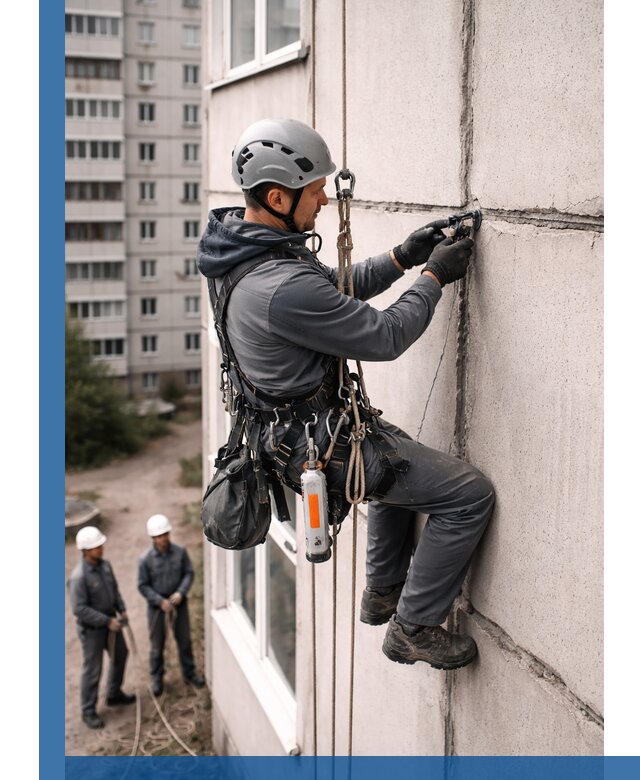 Обследование межпанельных швов и герметизация в Апшеронске